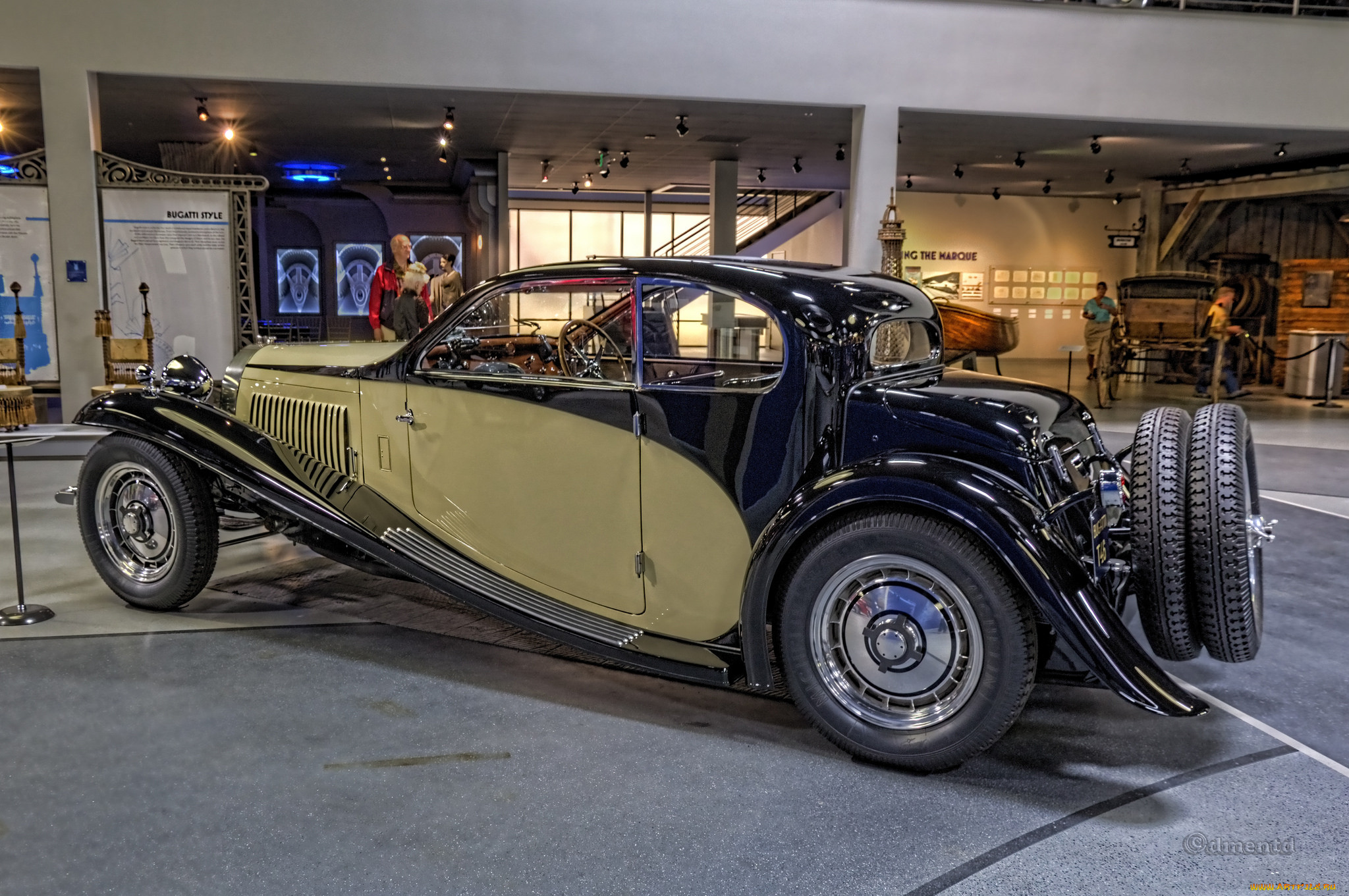 1929 bugatti type 46 semi-profile, ,    , , 